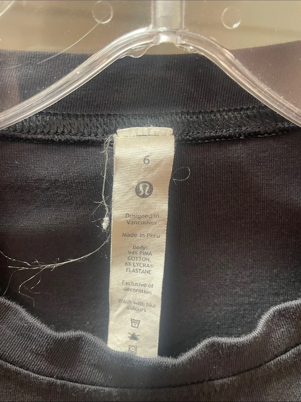 Lululemon Cotton Wrap Front T-shirt Dress